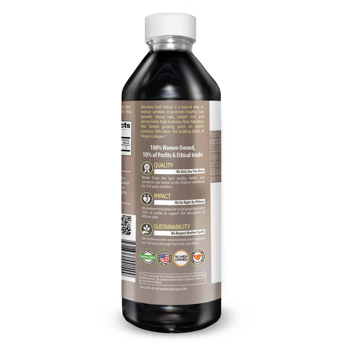 Herbal Goodness Bamboo Leaf Extract Organic Silica Supplement - 12 fl oz - image 3