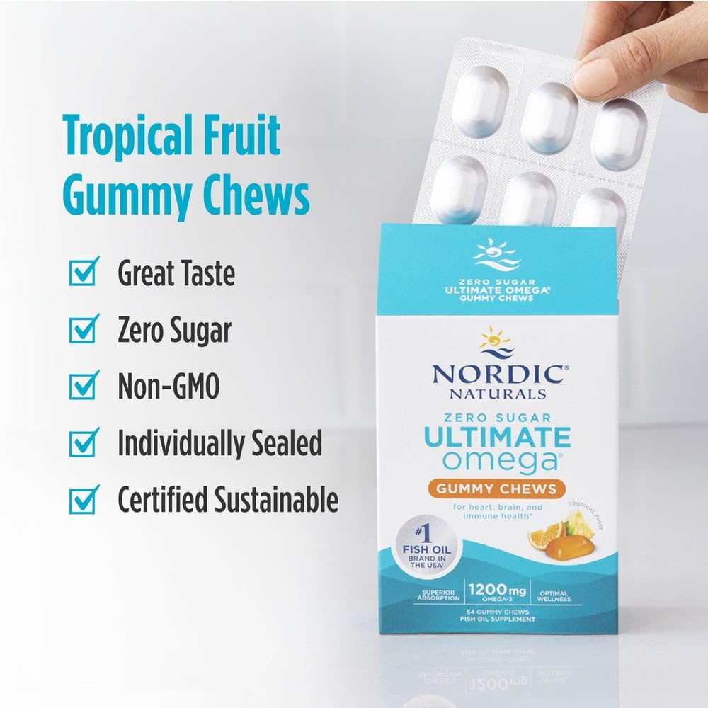 Nordic Naturals Omega-3 Gummies Ultimate Omega - 54 Count - image 5