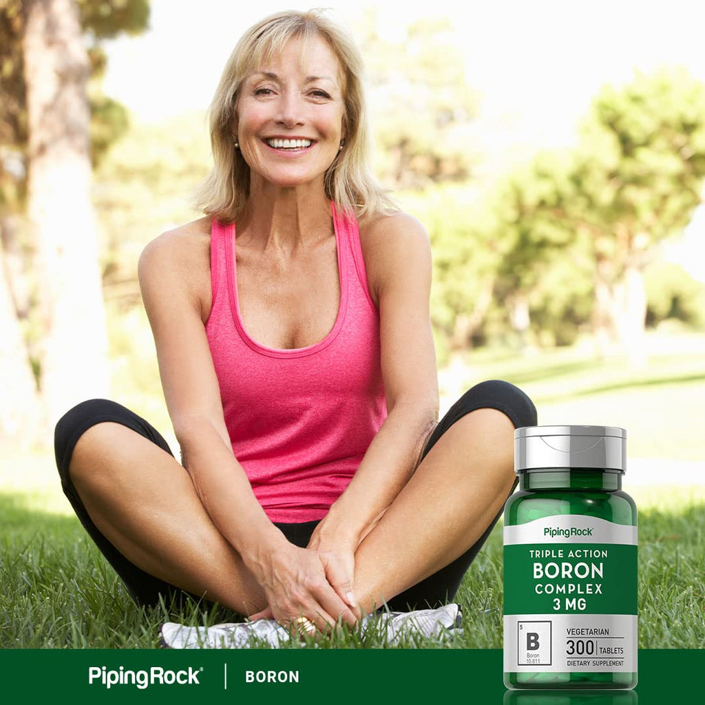 Piping Rock Boron 3mg Supplement - 300 Tablets - image 6