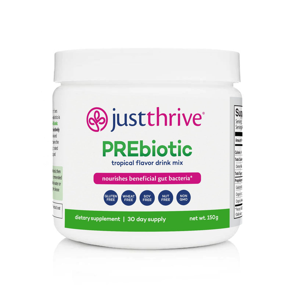 Just Thrive PREbiotic Powder for Digestive & Gut Health - 150g