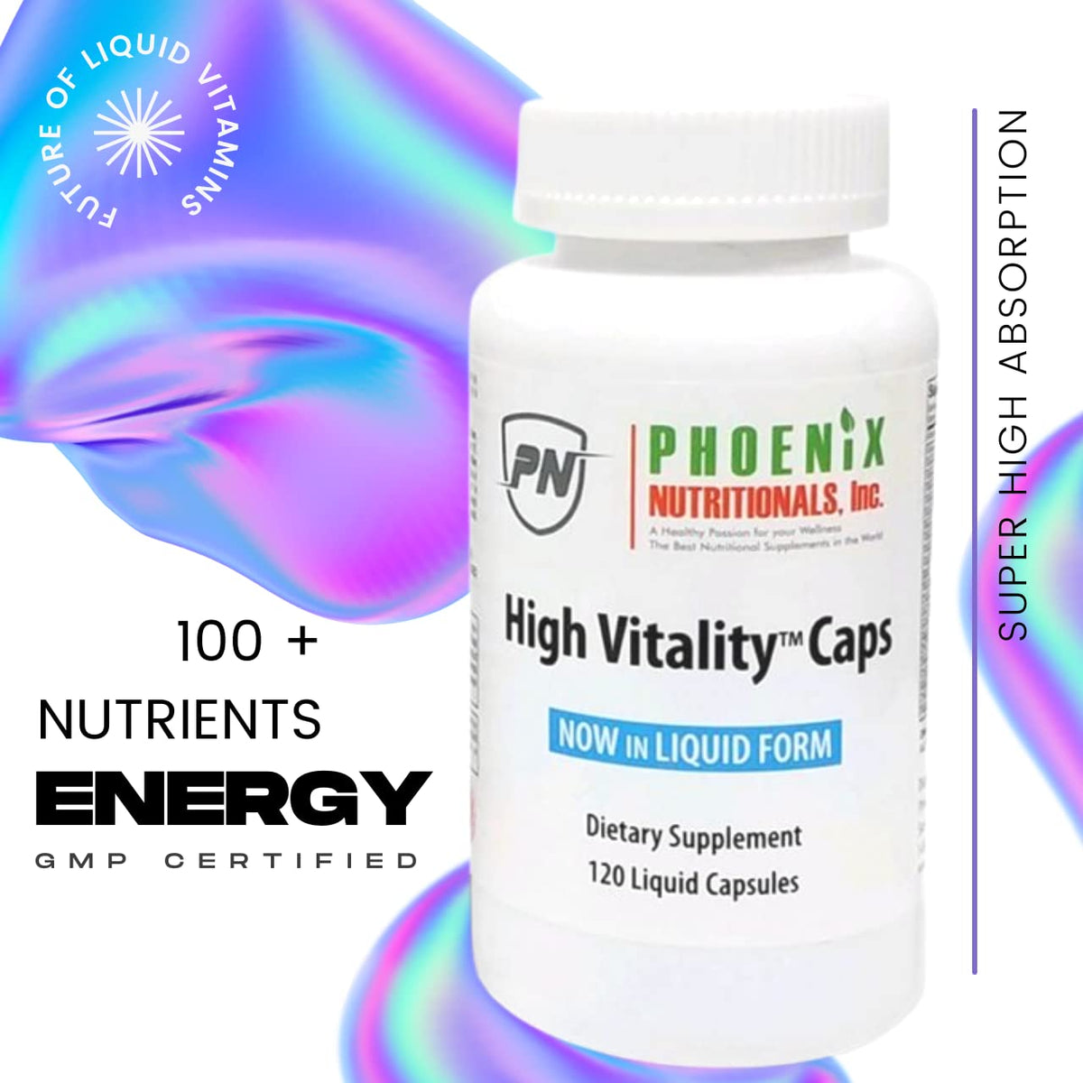 Phoenix Nutritionals High Vitality Multivitamin Softgels - 120 Count - image 7