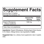Brieofood Organic Wheatgrass 1500mg - 90 Vegetarian Tablets - image 3