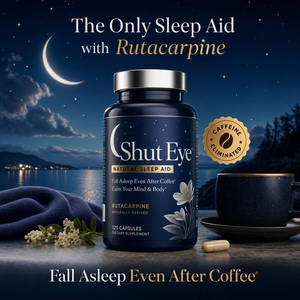 Natural Nutrition Works Shut Eye Sleep Aid with Rutacarpine - 60 Capsules - image 4