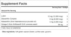 ANDREW LESSMAN Maximum L+Z with Astaxanthin Softgels - 12mg Lutein