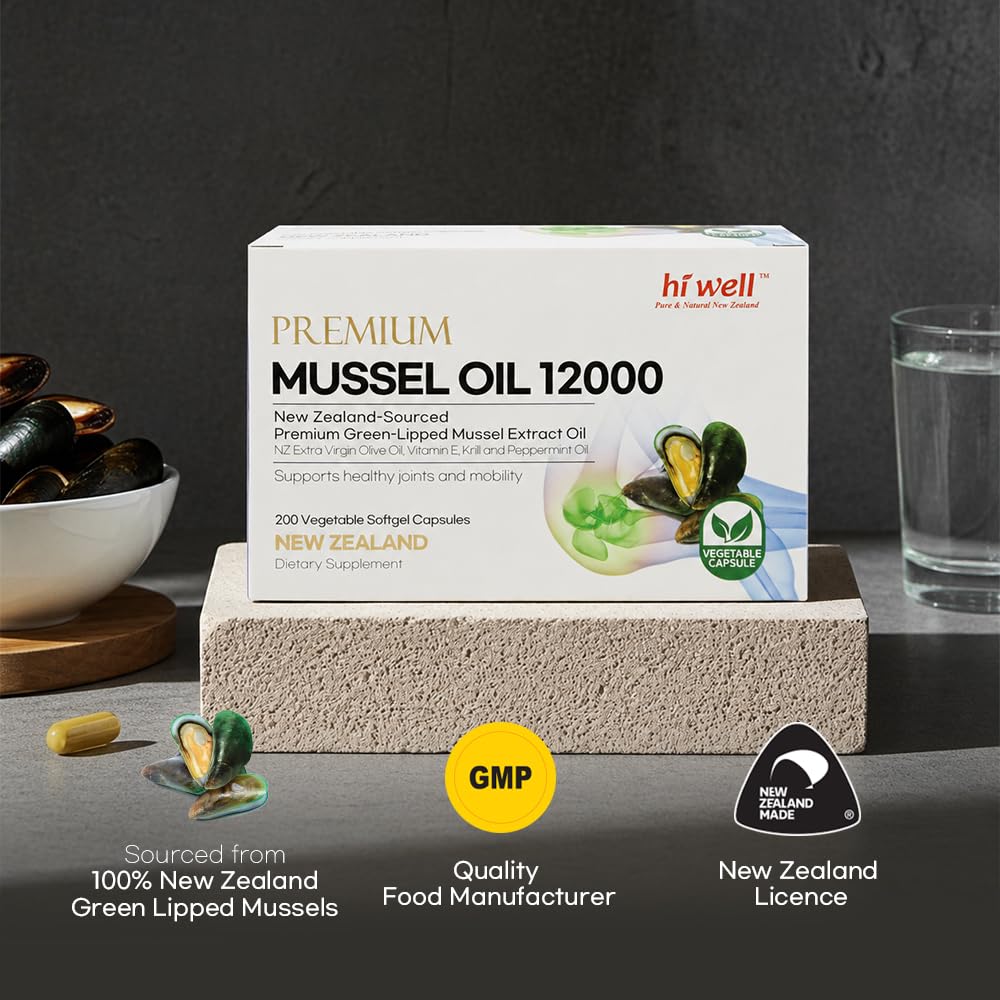 Hi Well Premium Mussel 12000 200Vegetable Softgel Capsules