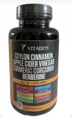 Vitabem Ceylon Cinnamon Turmeric Berberine Capsules - 60 Count - image 7