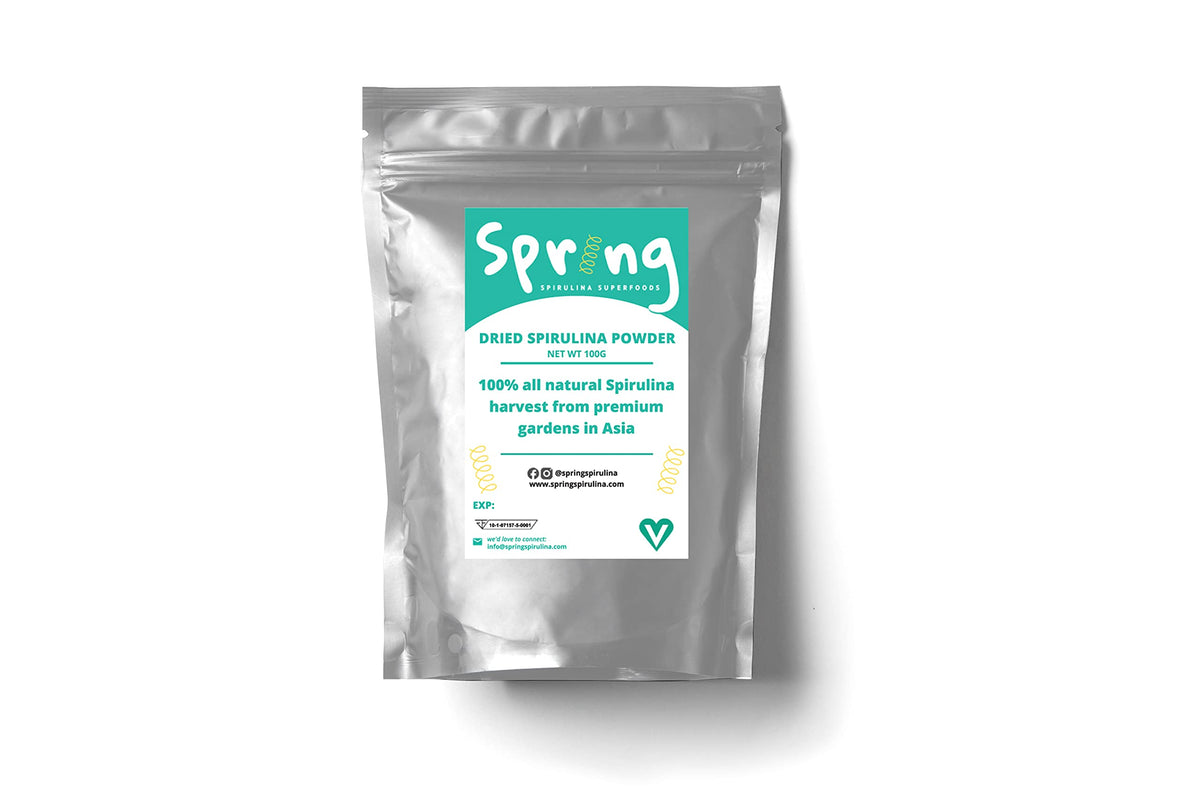 Spring Spirulina Powder Clean Green Superfood - 100g