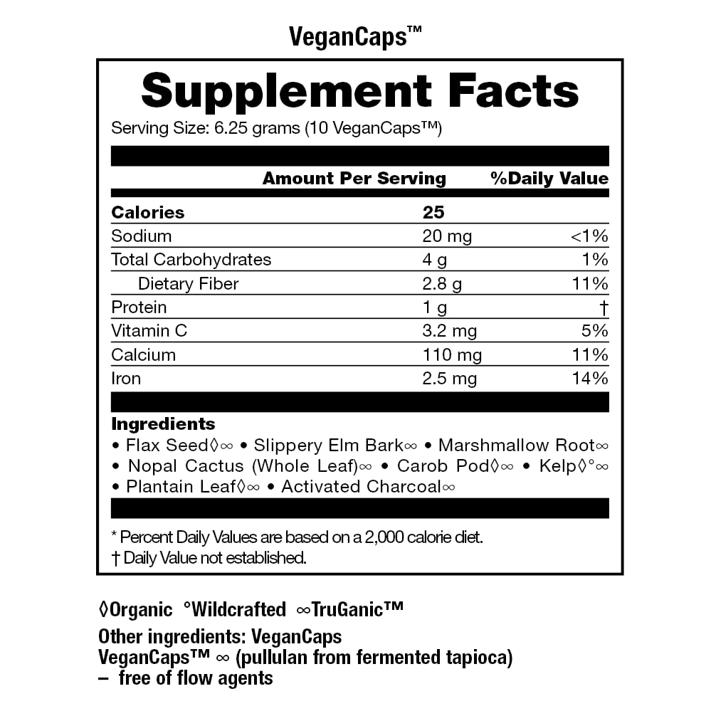 HEALTHFORCE SUPERFOODS Intestinal Drawing Formula - 260 Vegan Capsules - image 2