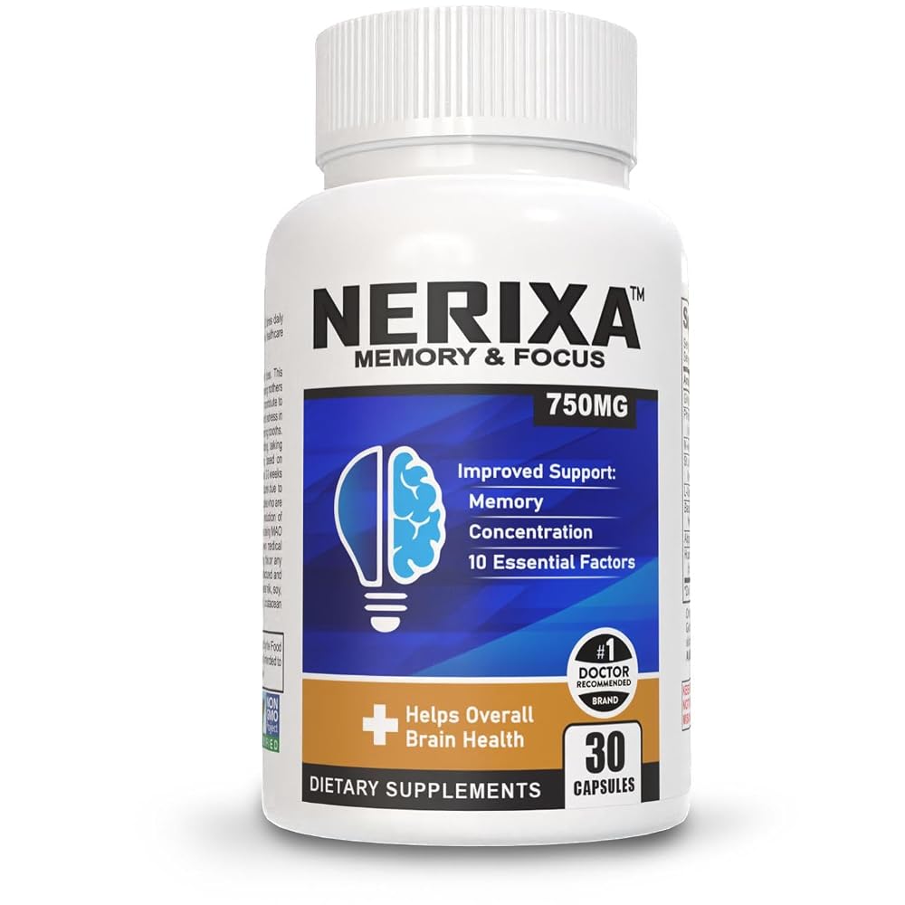 Vitamart NERIXA Memory Brain Support Supplement - 30 Capsules