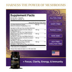 grow vitamin Organic Lion's Mane Brain Booster - 60 Vegetarian Capsules - image 5