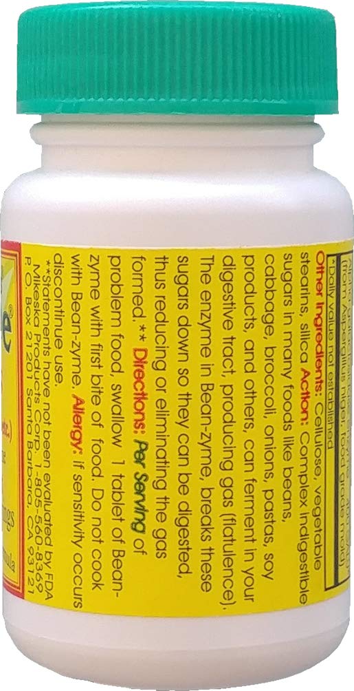 ValuePricedMeds Bean-Zyme Gas Relief Extra Strength - 150 Tablets - image 4