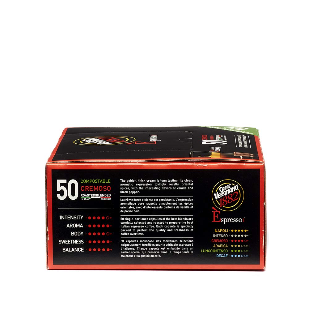 Caffe' Vergnano 1882 Caffè Vergnano Medium Dark Roast Coffee - Medium