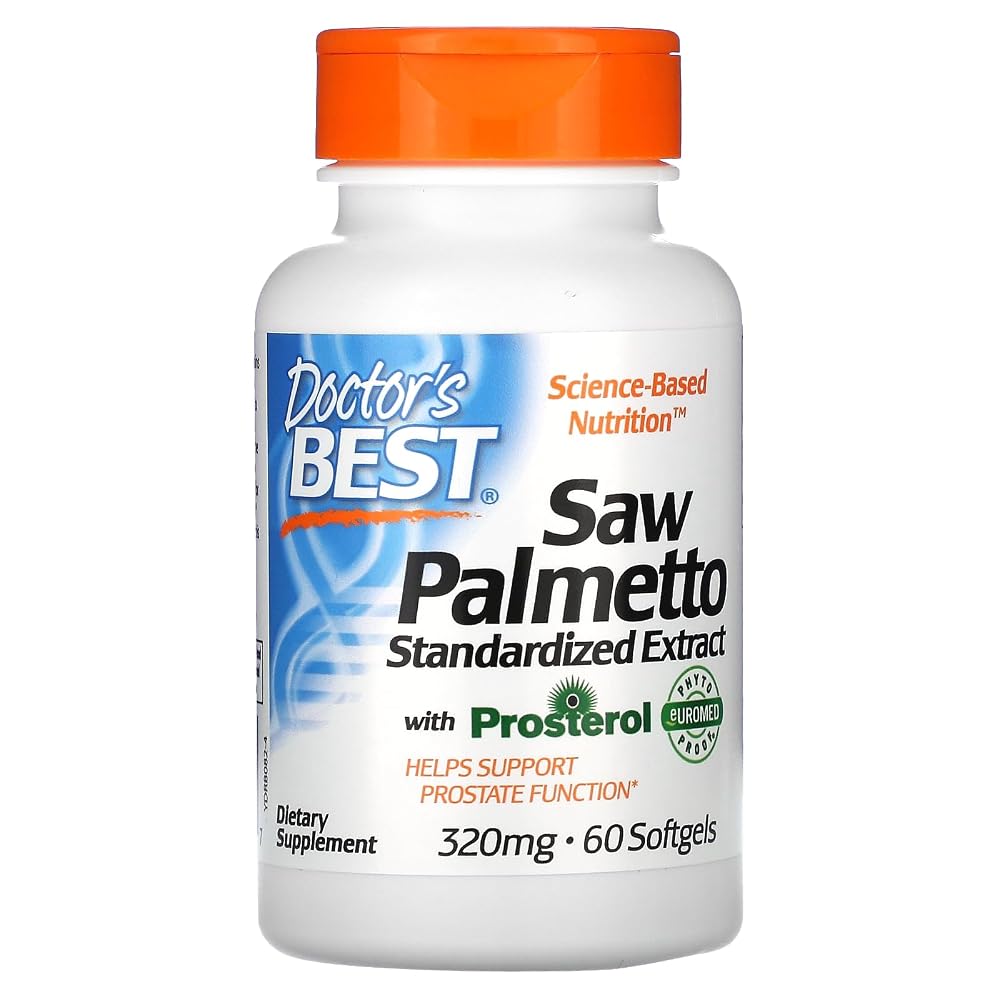 Doctor's BEST Saw Palmetto Extract 320 mg - 60 Softgels