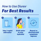 Diurex Max Water Caplets Caffeine Free - 24 Caplets - image 3