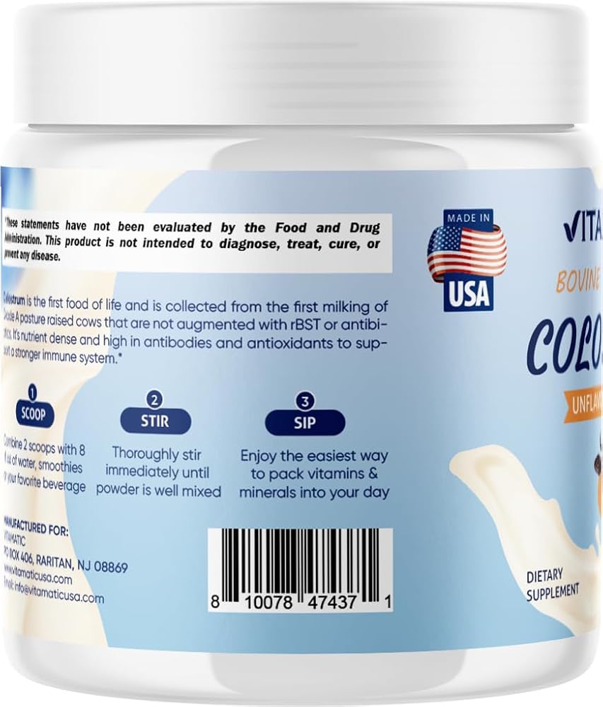 Vitamatic Bovine Colostrum 30% IgG Powder - 60 Grams - image 3