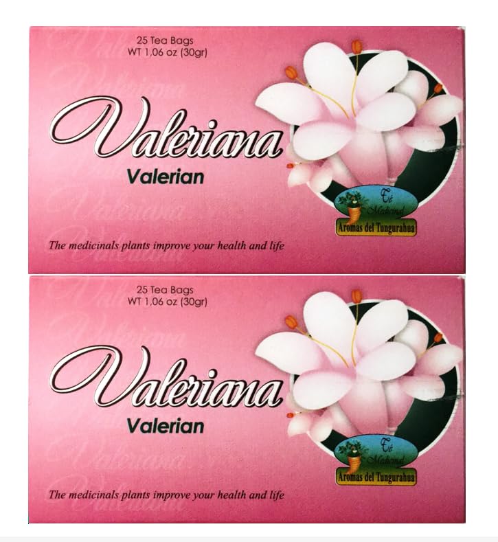 Fabi-Saa Valerian Tea - 50 Tea Bags (2-Pack)