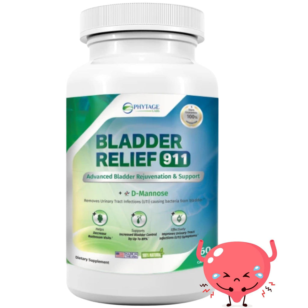Phytage Labs Bladder Relief 911 Urinary Tract Support - 60 Vegetarian Capsules
