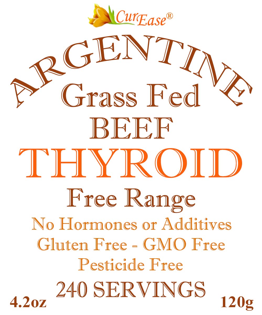 CurEase Beef Thyroid Powder Grass Fed Argentine - 4.2oz - image 2