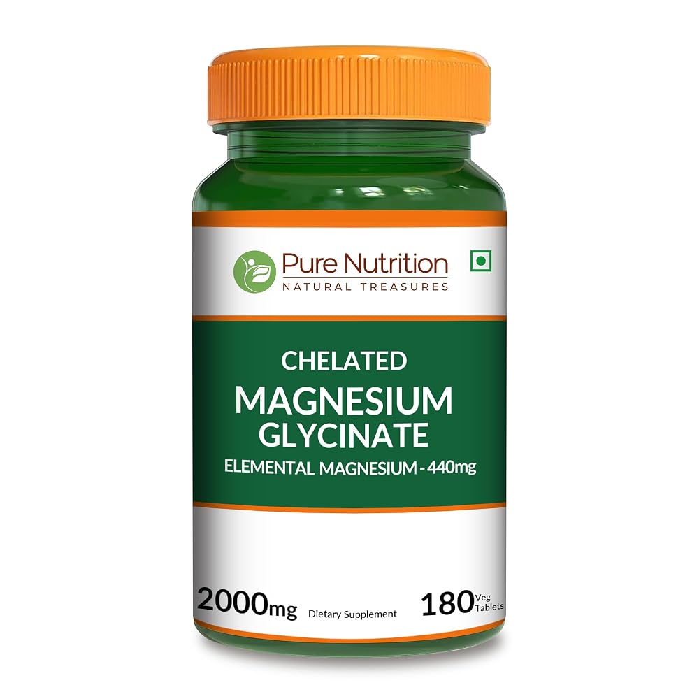 Pure Nutrition MagG Chelated Magnesium Glycinate - 180 Tablets