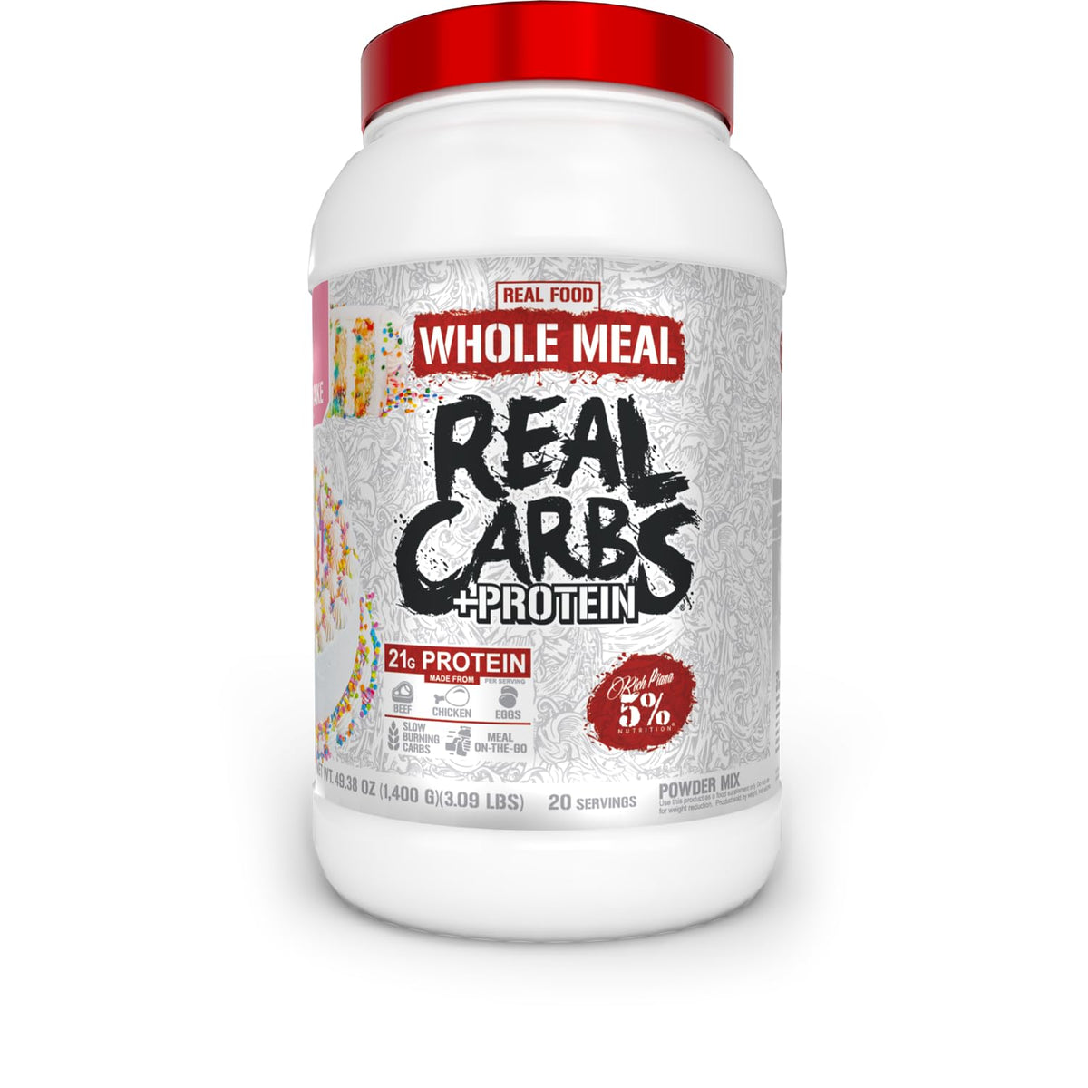5% Nutrition Real Carbs + Protein Powder