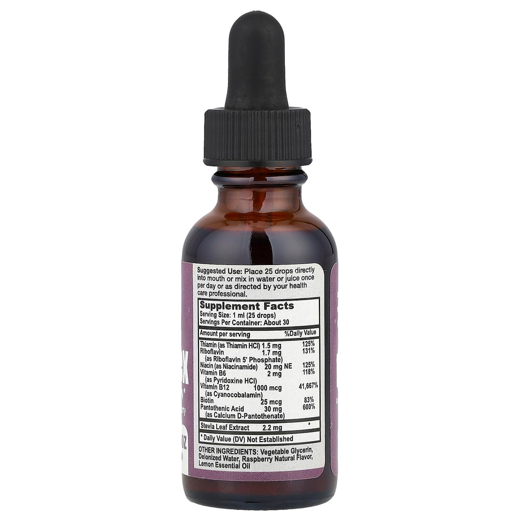 California Natural B Complex Sublingual Supplement, Raspberry - 1 Fl Oz - image 2