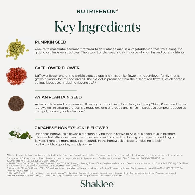 Shaklee NutriFeron Immune Support with Zinc - 60 Caplets - image 5