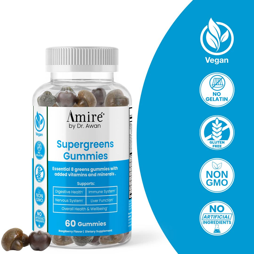 Amire Super Greens Essential Gummies Packs
