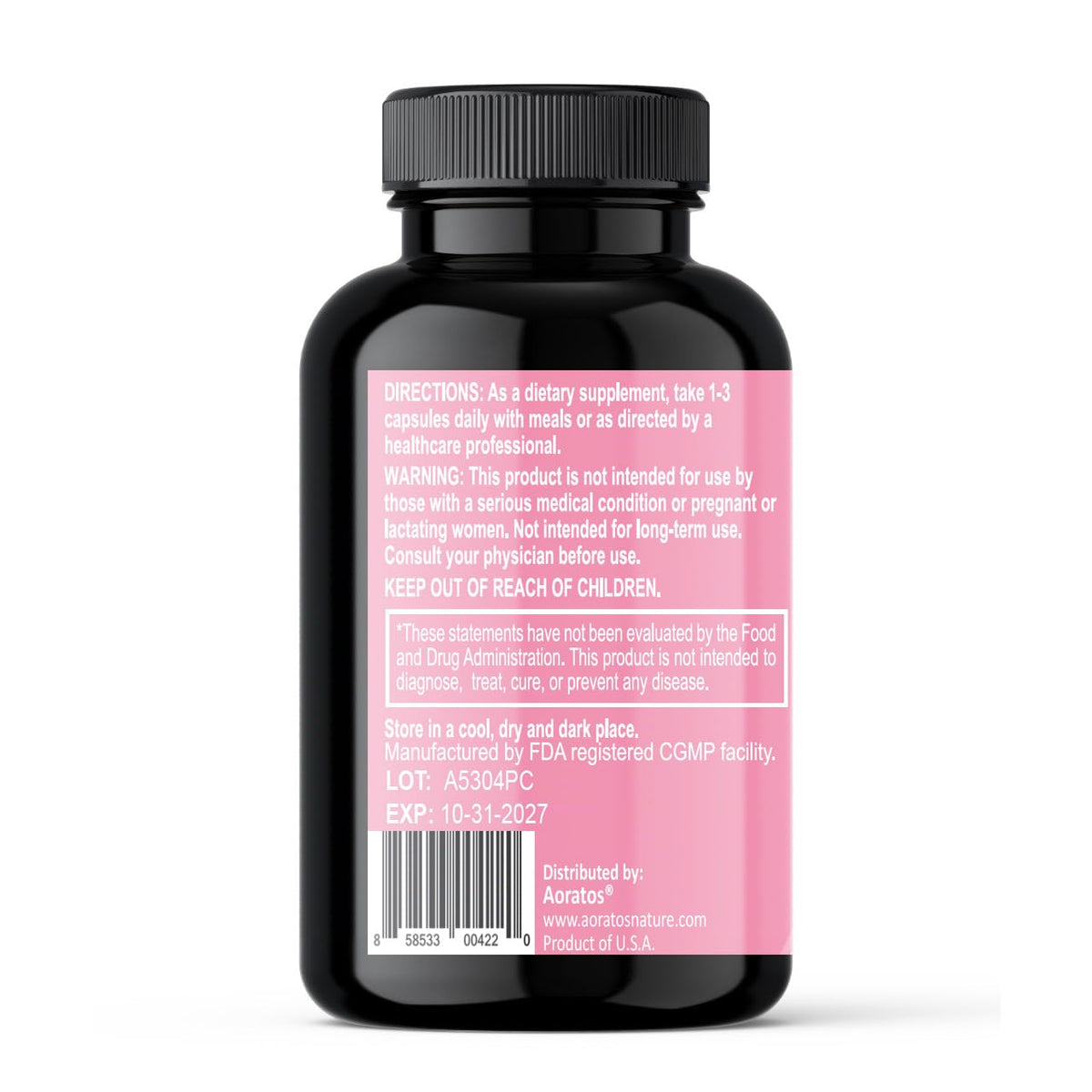 Aoratos Cissus Extract 300mg - 100 Vegetarian Capsules - image 3