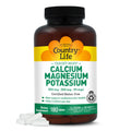 Country Life Target-Mins Calcium Magnesium Potassium - 180 Tablets