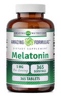 Amazing Nutrition Melatonin 5 mg Tablets - 365 Tablets