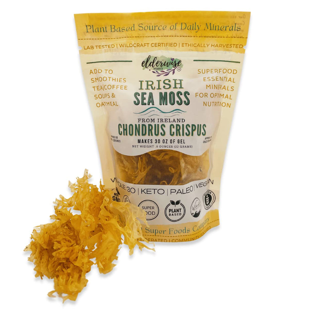 Elderwise Organics Irish Sea Moss Wildcrafted Raw - 1.23 oz - image 6