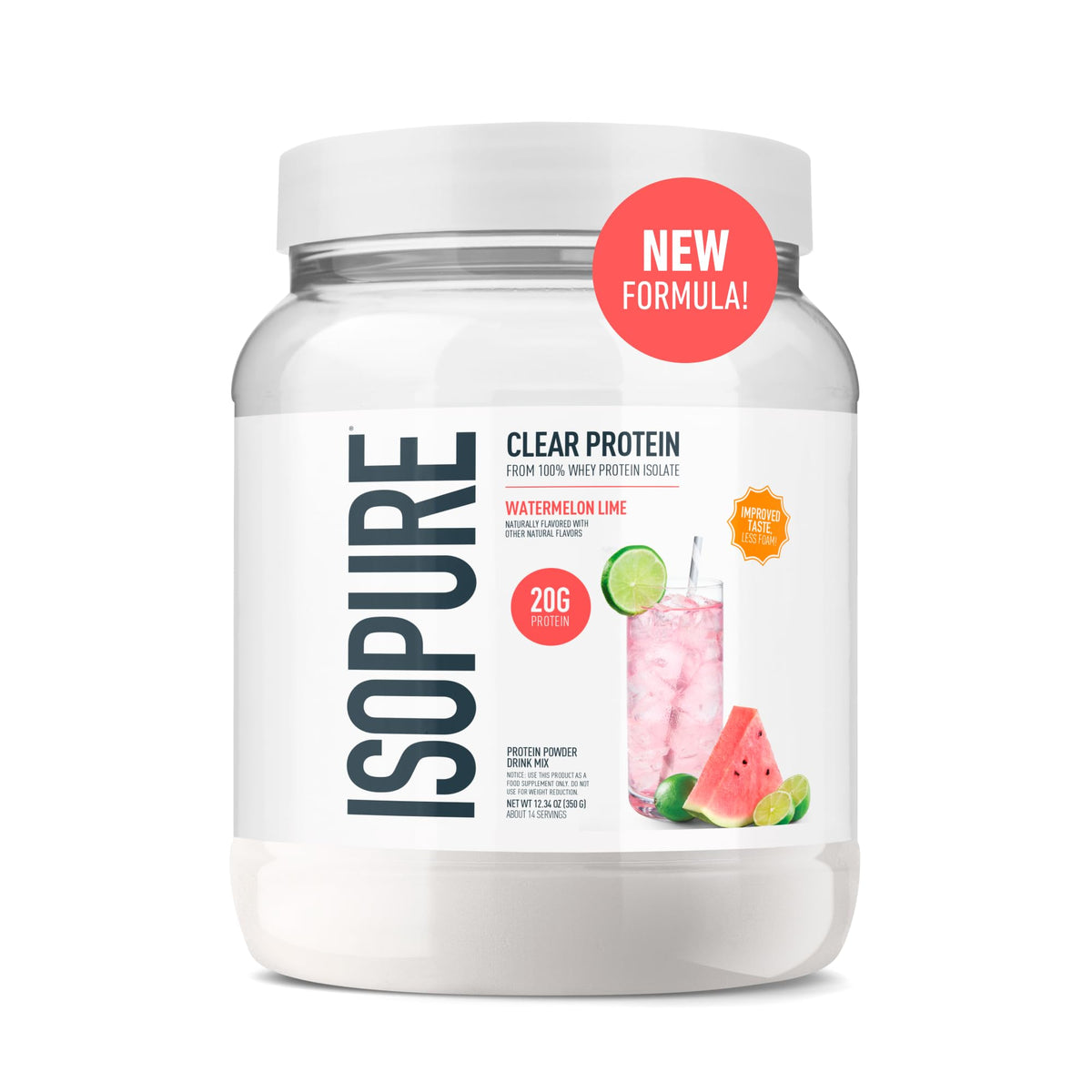 Isopure Clear Whey Isolate Protein Powder Watermelon Lime - 14 Servings - image 11