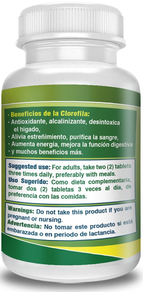 Nutrisalud Products Chlorophyll Tablets - 240 Count - image 5