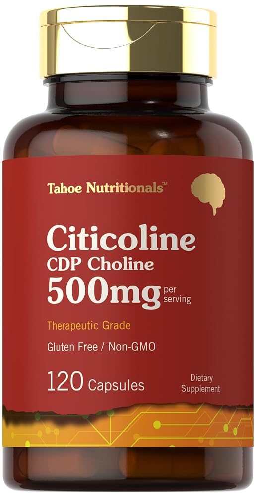 Tahoe Nutritionals Citicoline 500mg - 120 Capsules