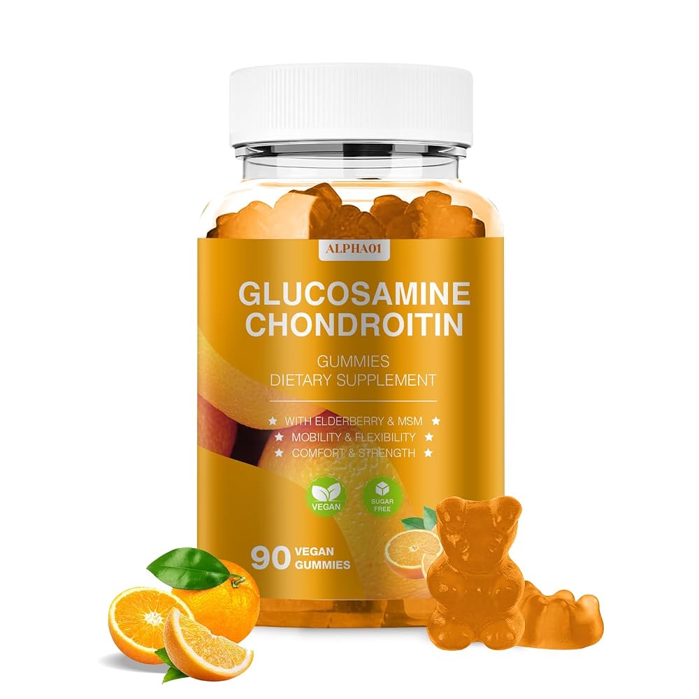 ALPHA01 Glucosamine Chondroitin Gummies - 3000MG Extra Strength Joint