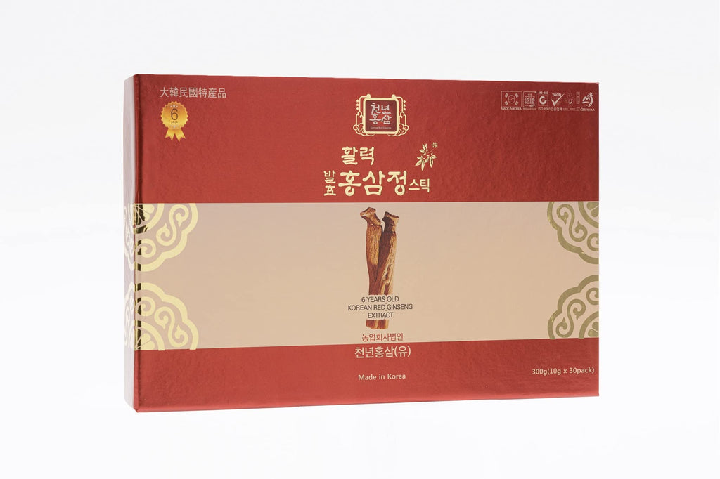 Generic Cheon-nyeon Red Ginseng Extract 6-Year Old Korean - 30 Sticks - image 5