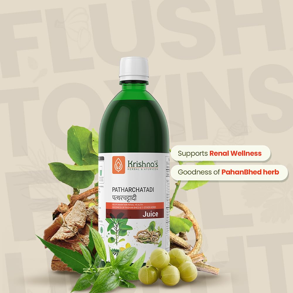 Krishna's Herbal & Ayurveda Patharchatadi Swaras Herbal Juice - 500 ml - image 2