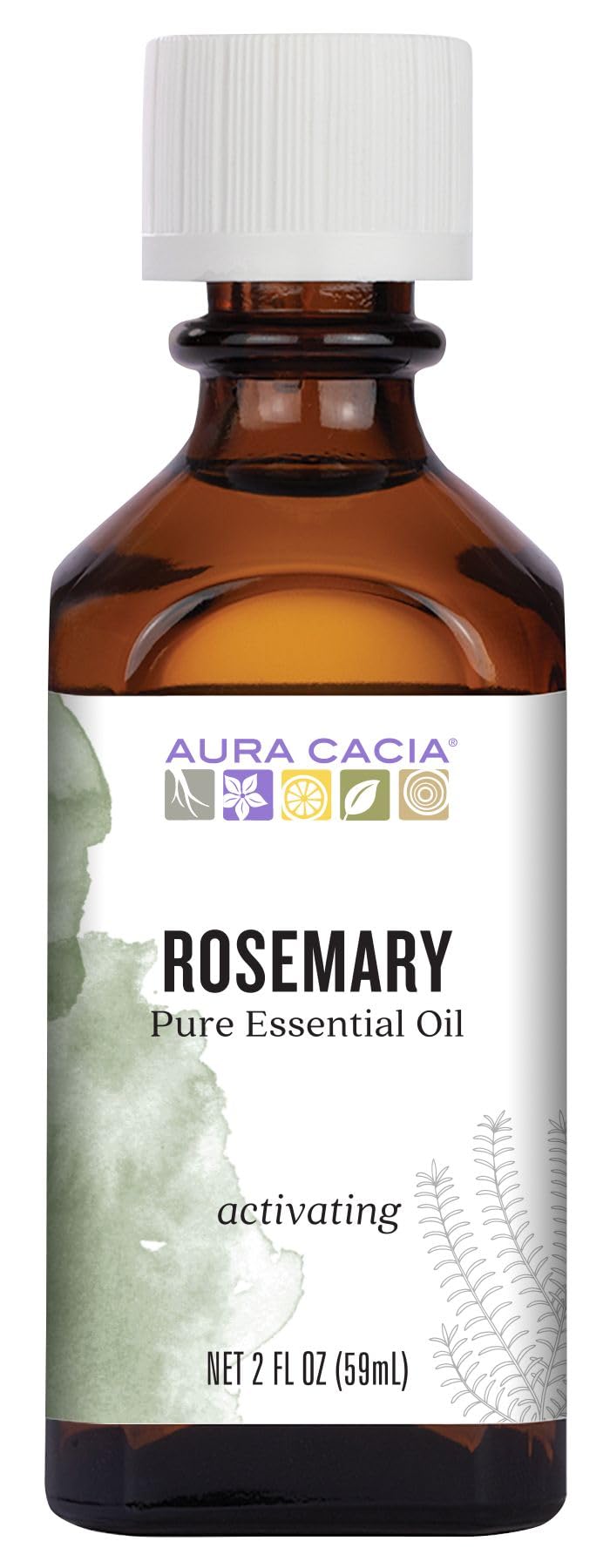 Aura Cacia Cleansing Rosemary Essential Oil - 2 Fl Oz