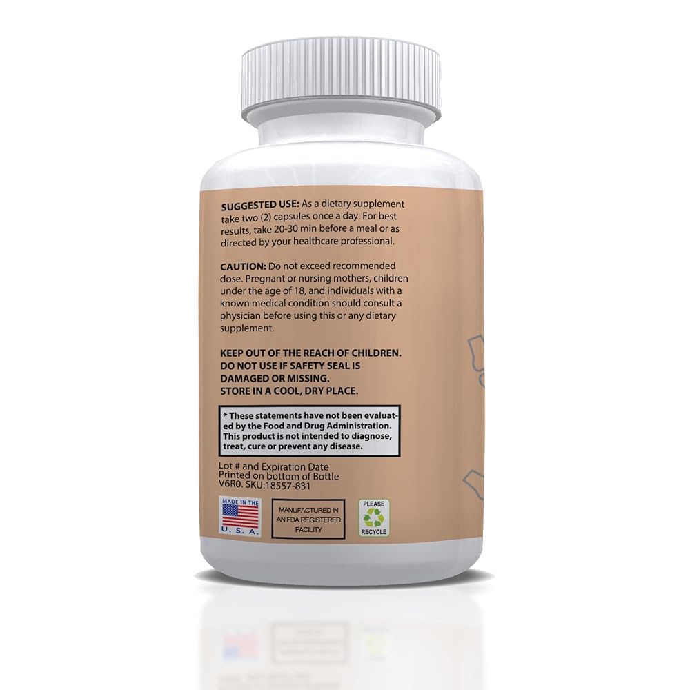 Vita Organics Vitamin K2+D3 10,000 IU with BioPerine - 60 Capsules - image 3