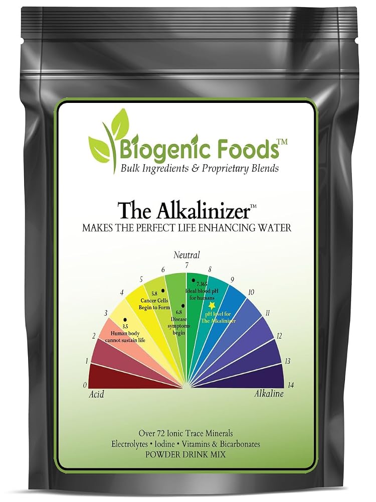Biogenic Foods Alkalinizer - Body Acid pH Balance - Electro Alkalize