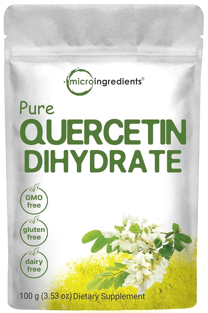 Micro Ingredients Pure Quercetin Dihydrate Powder - 100g
