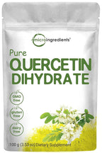 Micro Ingredients Pure Quercetin Dihydrate Powder - 100g