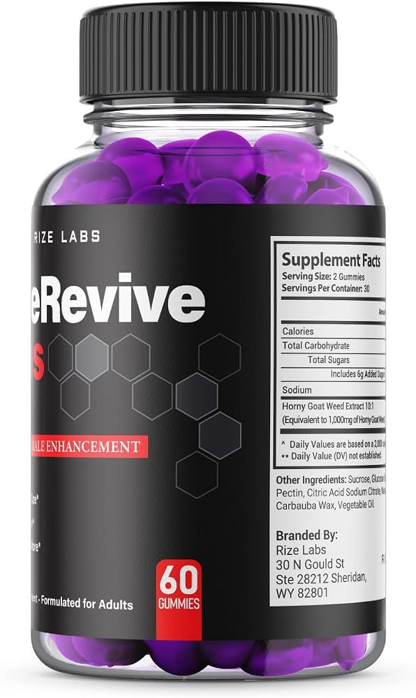 rize labs Size Revive Plus Gummies for Men - 120 Gummies - image 4