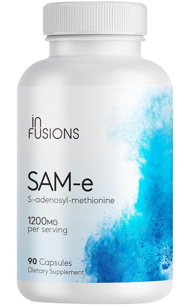 Infusions Maximum Strength Pure SAM-e 1200mg 90 Vegetable Capsules