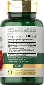 Carlyle Saffron Extract Supplement - 70 Capsules - image 2