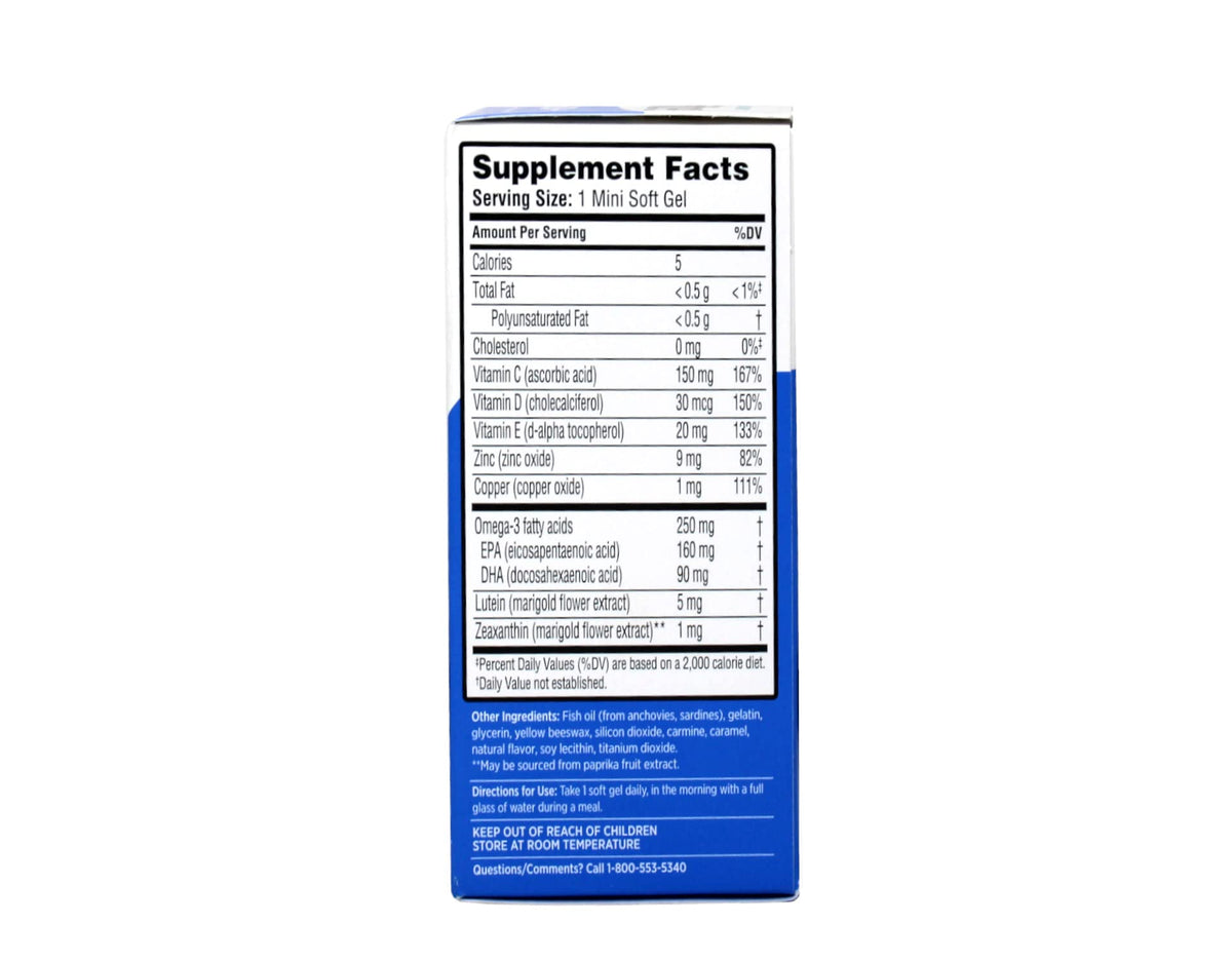 Ocuvite Adult 50+ Eye Vitamin with Lutein & Omega-3 - 150 Softgels - image 5