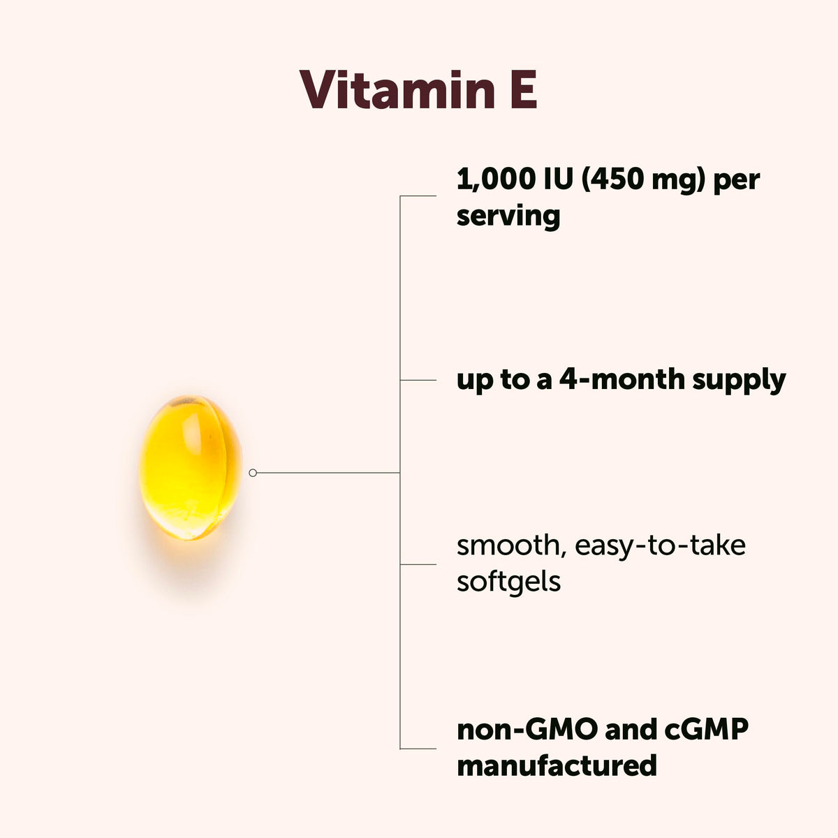 Micro Ingredients Vitamin E 1000 IU - 240 Softgels - image 3