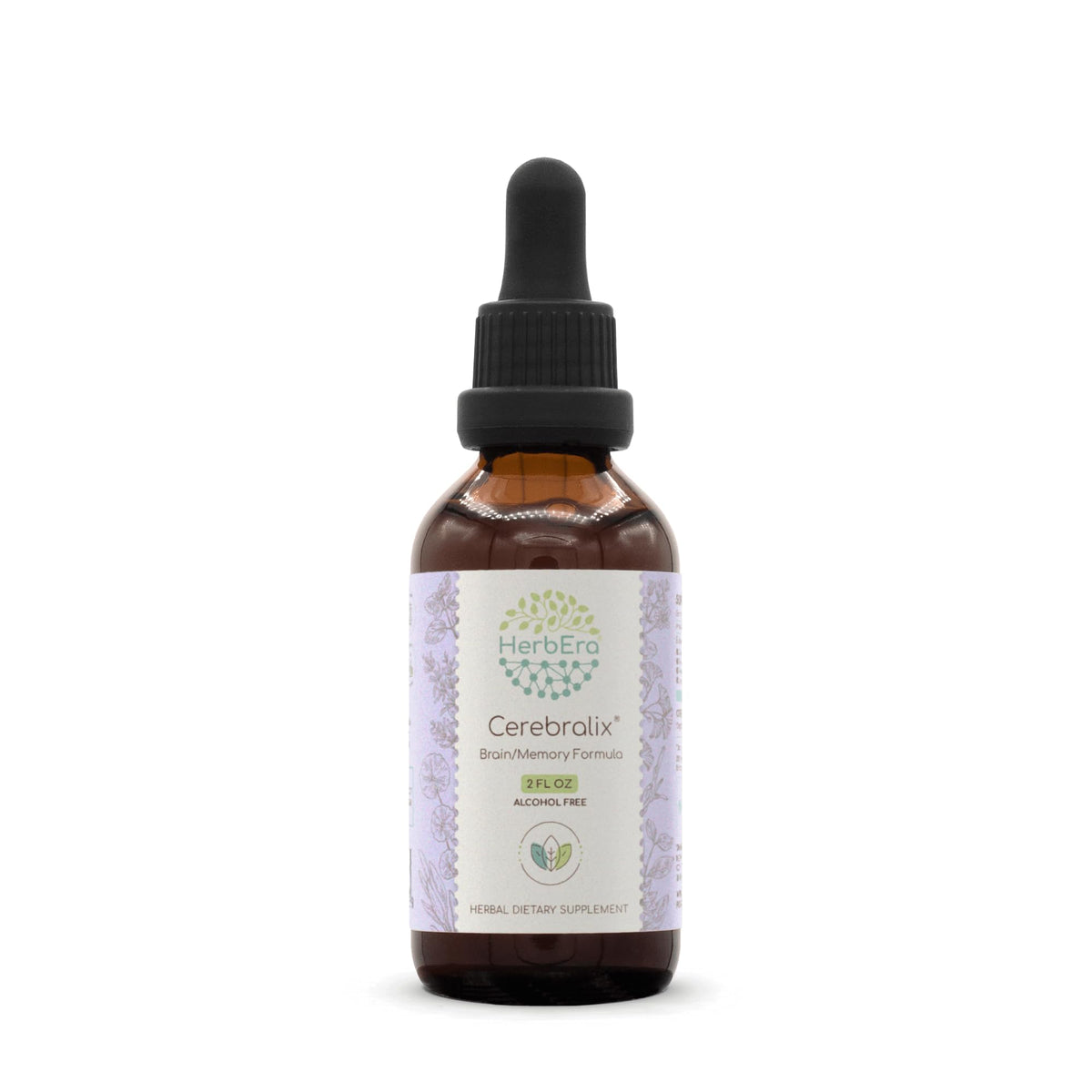 HerbEra Cerebralix Alcohol-Free Extract Tincture: Gotu Kola Herb