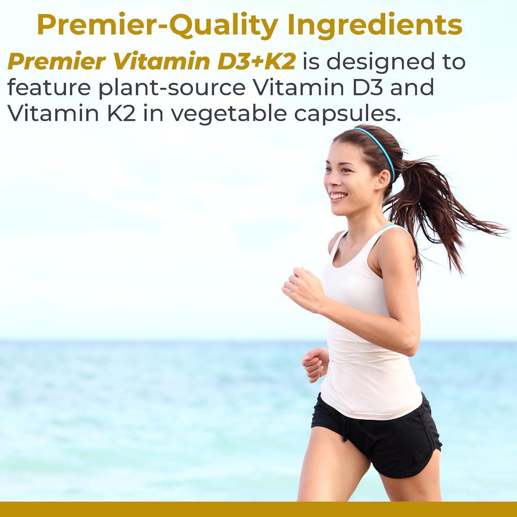 Premier Research Labs Vitamin D3 + K2 - 30 Capsules - image 3