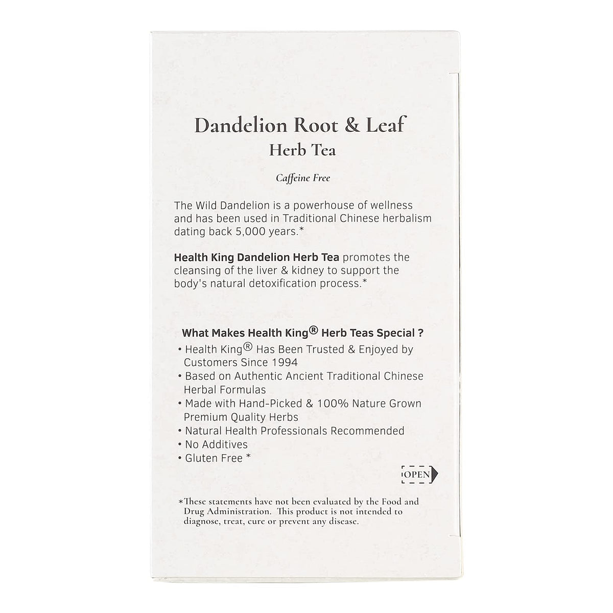 Herb Tea: Dandelion Root & Leaf for Detox & Digestion by HealthKing - image 3